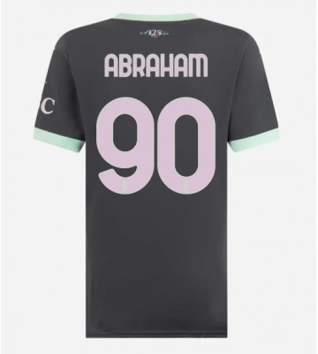 AC Milan Tammy Abraham #90 Replika Tredjetrøje Dame 2024-25 Kortærmet